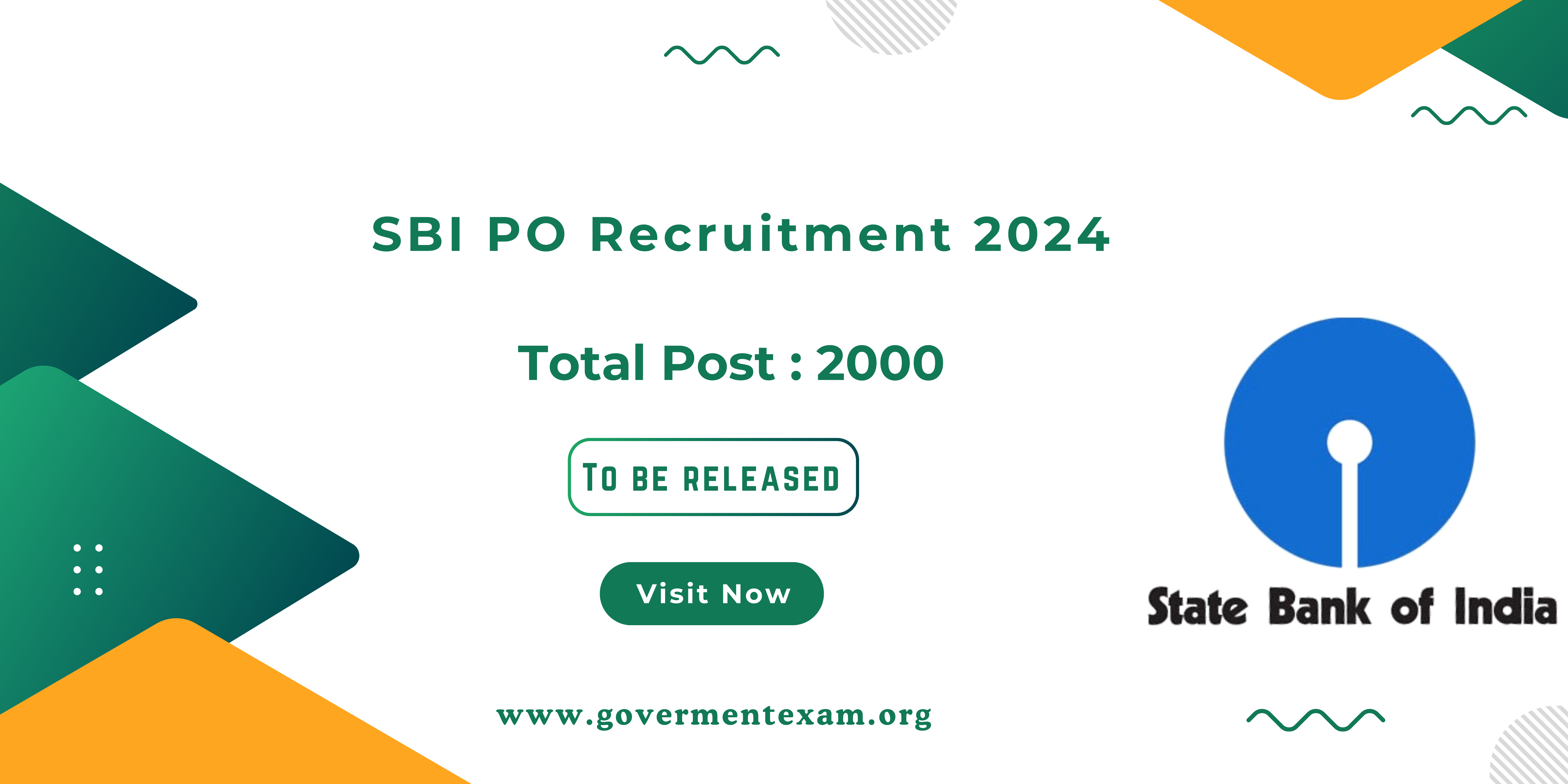 SBI PO Recruitment 2024: Apply Now for 2000 Posts